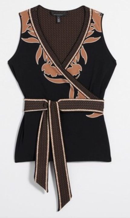 White House Black Market Matte Jersey Reversible Tank Top