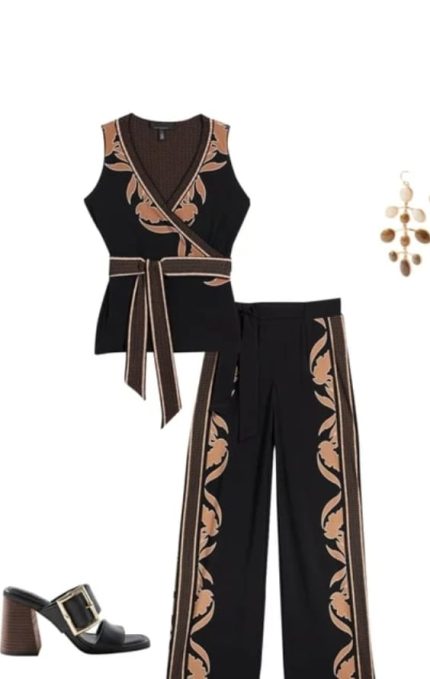 WHBM Matte Jersey Reversible Pant. XL