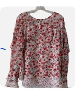 White House Black Market Floral Top