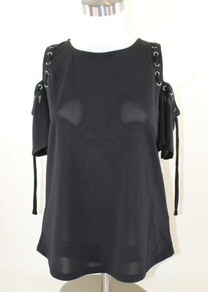 International Concept Bold Cold-Shoulder Top
