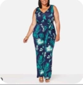 Colleen Lopez Jump Suit. L, XL