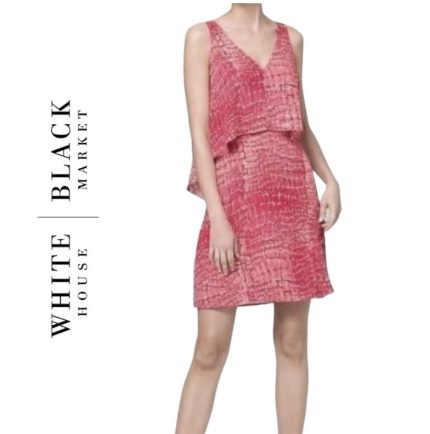 White House Black Market open back dress. S, M