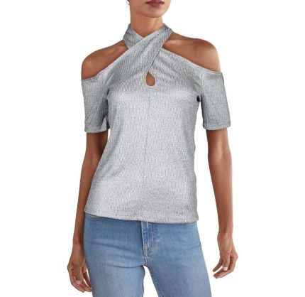 INC Silver Top. Sizes M, and L