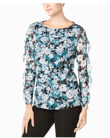 Charter Club floral Top. M