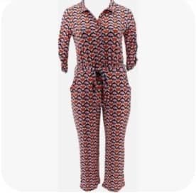 Iman Multi Color Jumpsuit. Sizes PL, M