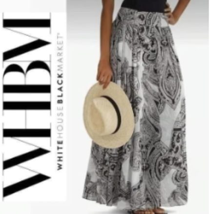 White House Black Market Maxi Skirt.  Sizes US 2, 4, 12.)
