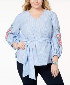 International Concept Stripe top. M, XS