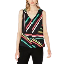 Bar III V-Neck Top. Large