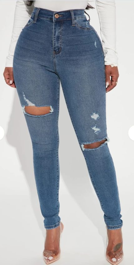Fashion Nova Booty Lifting Skinny Jeans. US 13, 15 and 18(XXL)