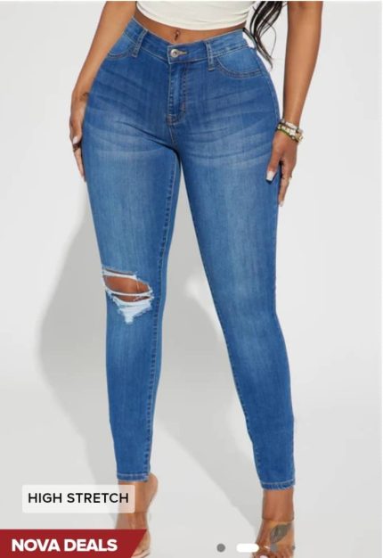 Fashion Nova Ahead High Stretch Curvy Jean. Sizes,13 and 9