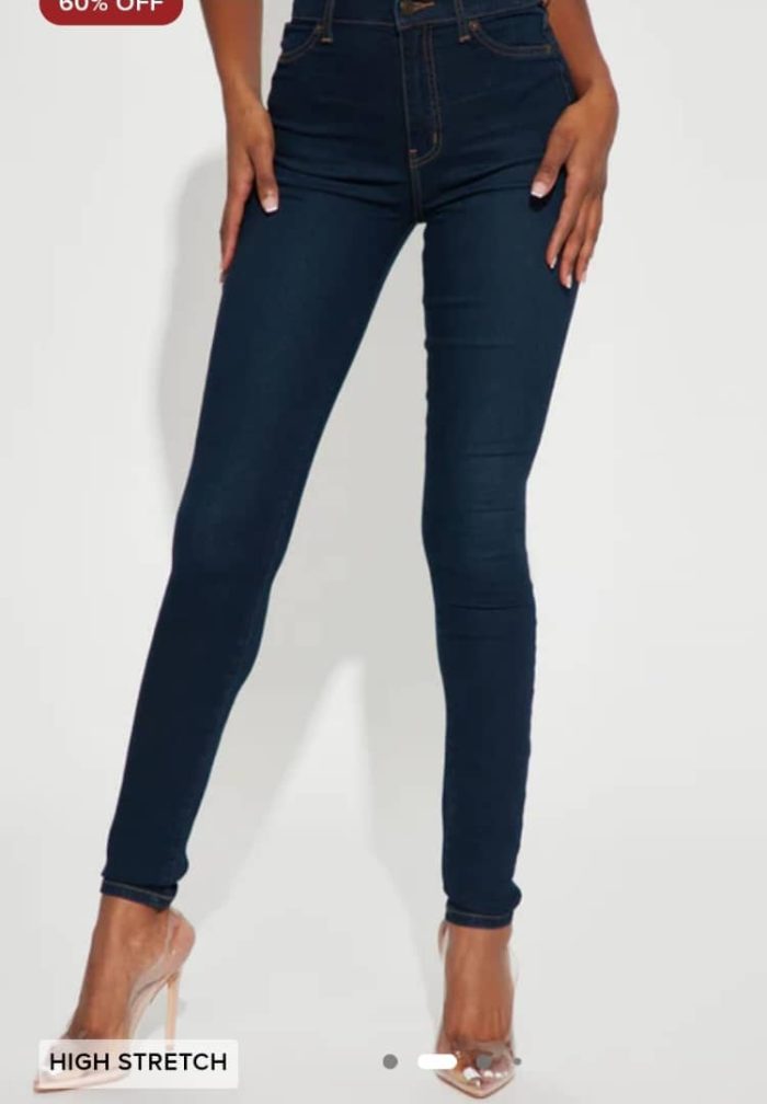 Fashion Nova Tall Flex Game Strong High Rise Skinny Jeans. US 13, 14 - Image 4