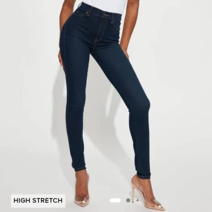 Fashion Nova Tall Flex Game Strong High Rise Skinny Jeans. US 13, 14