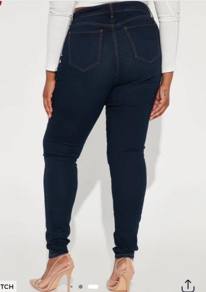Fashion Nova Tall Flex Game Strong High Rise Skinny Jeans. US 13, 14 - Image 3