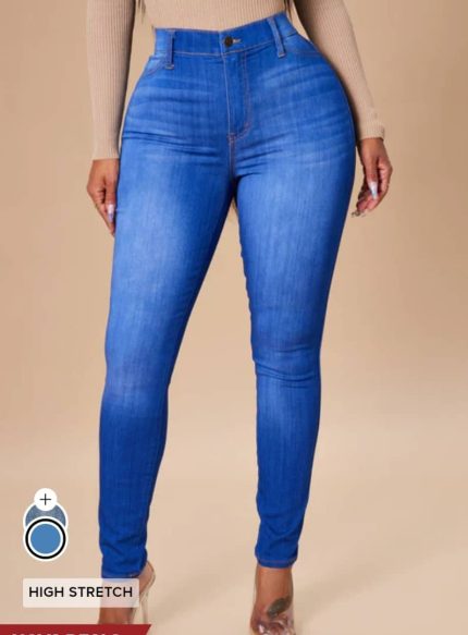 Fashion Nova Emma Super Stretch High Rise Skinny Jean. US 7, 9
