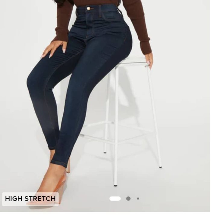Fashion Nova Petite Eva Super Soft Curvy Skinny Jean. US 11, 15 - Image 2
