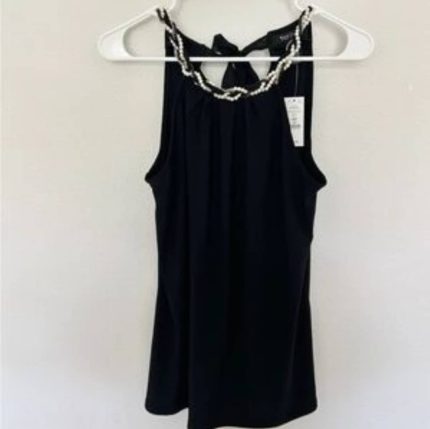 White House Black Market Pearl Top. US M
