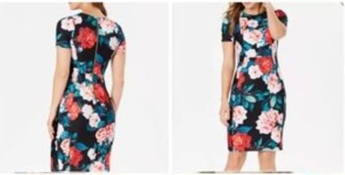 Calvin Klein Floral Dress. US 8 Available - Image 4