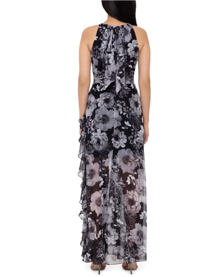 Betsy & Adam Evening Dress. US 10 Available - Image 3